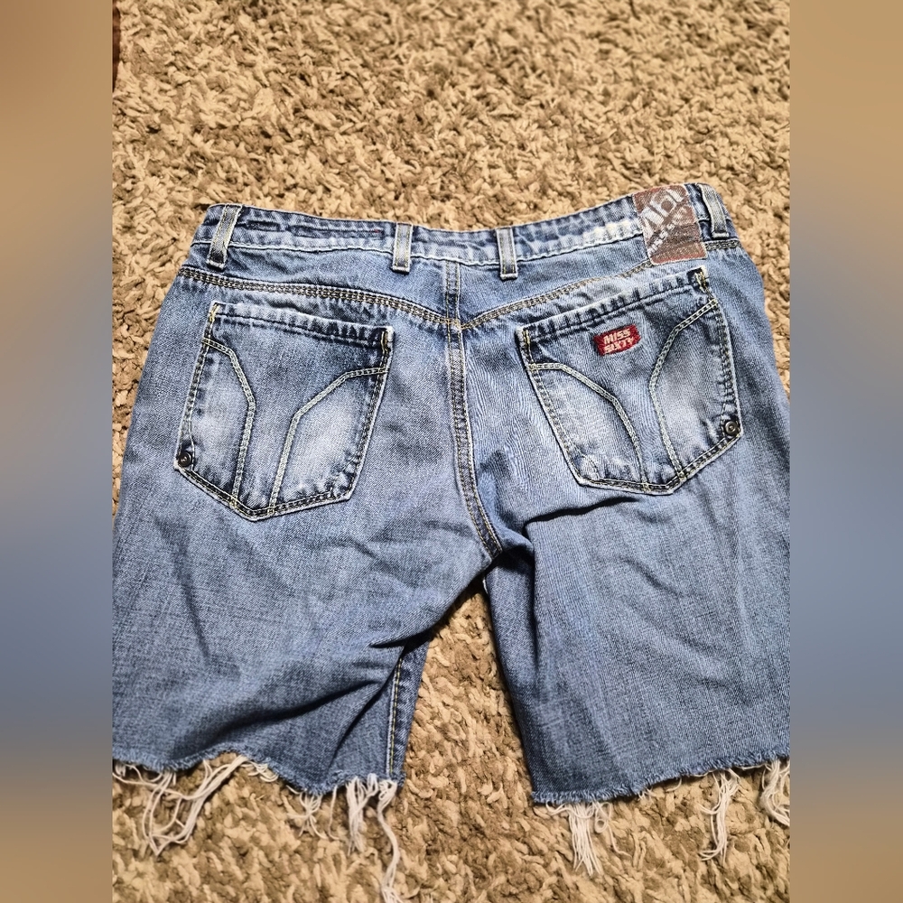 Miss Sixty Light Blue Jean Shorts